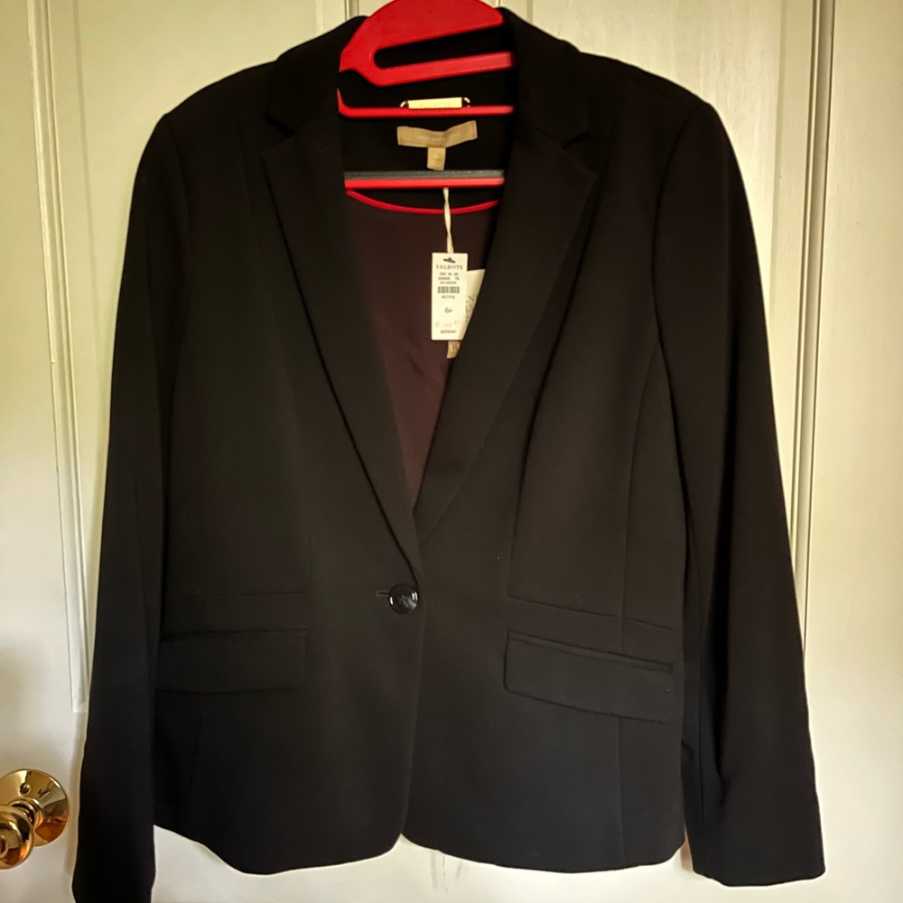 Talbots Classic Black Blazer